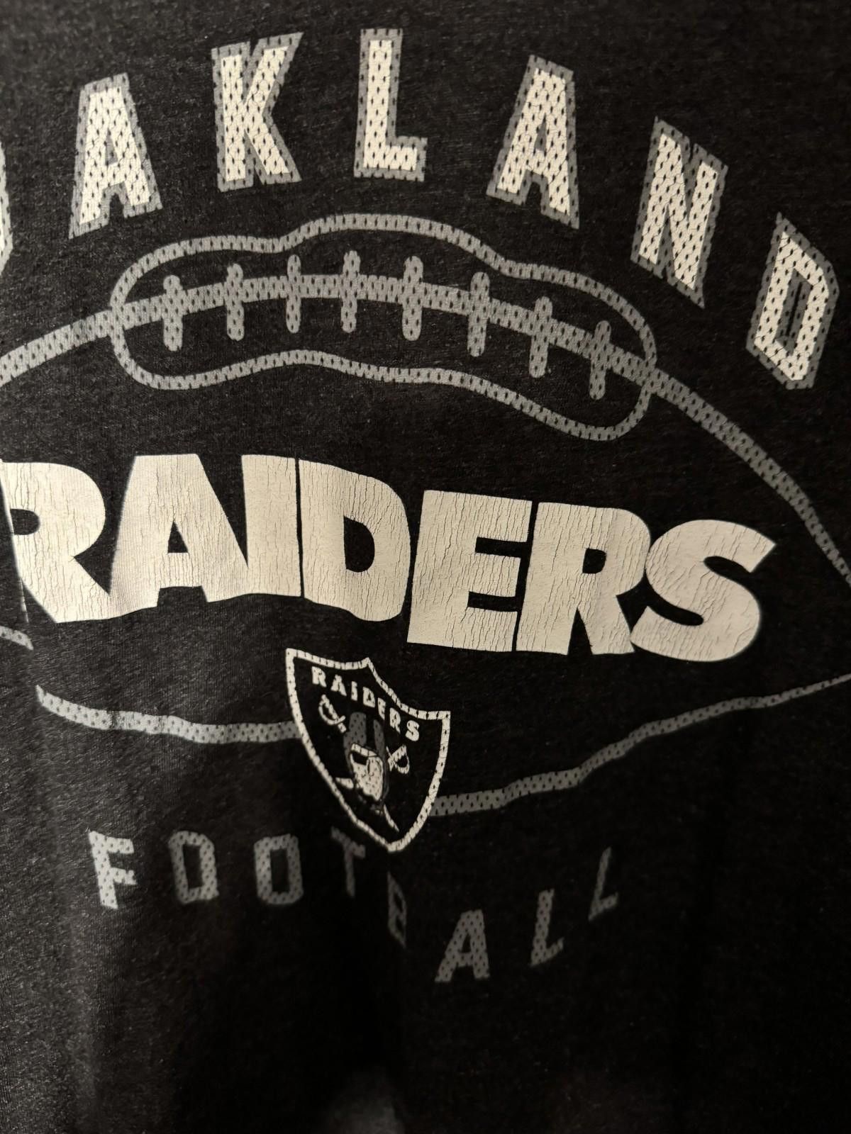 47 Las Vegas Oakland LA Raiders '47 Brand Black Tee Men sz XL Size US XL / EU 56 / 4 - 5 Thumbnail