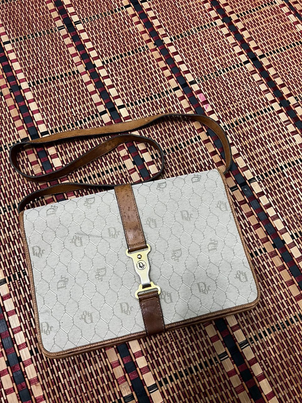 Dior Christian dior honeycomb canvas ling bag/cross body Size ONE SIZE - 6 Thumbnail