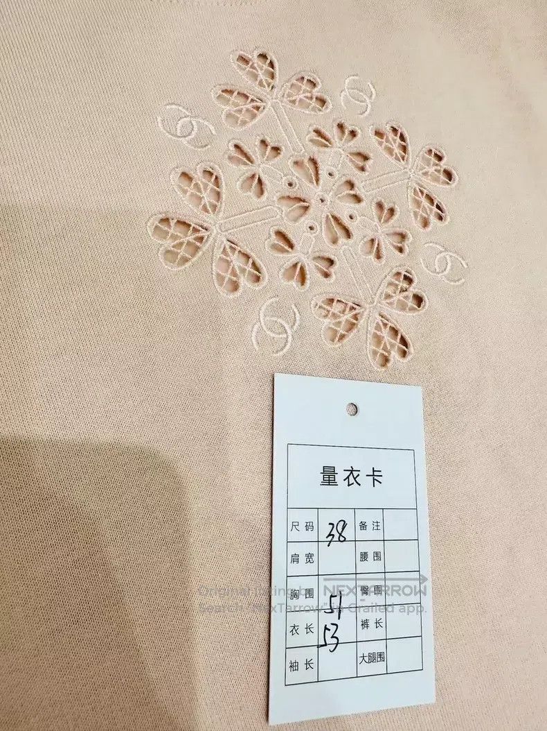 Chanel Chanel Nude-coloured hollow sweatshirt Size XS / US 0-2 / IT 36-38 - 8 Thumbnail
