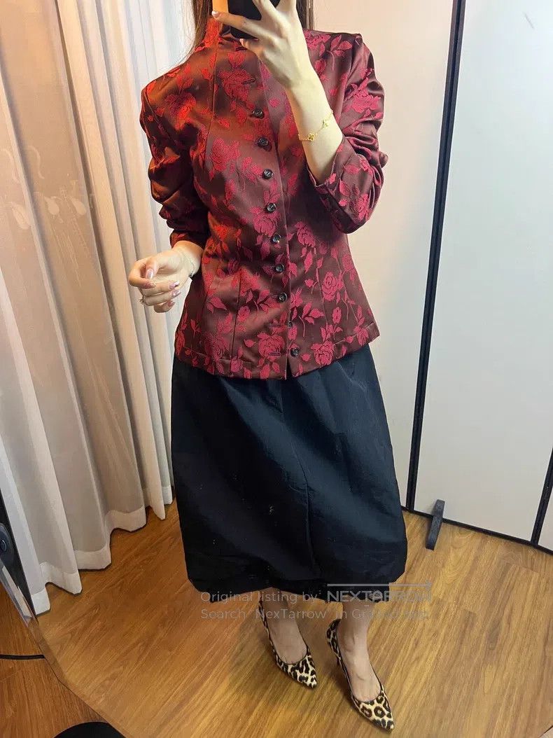 Comme des Garcons Comme Des Garcons Embroidered Chinese Style Coat Size M / US 6-8 / IT 42-44 - 8 Thumbnail