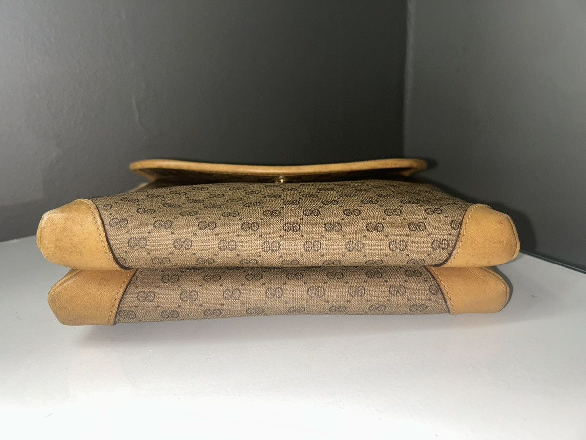 Gucci Vintage 80s Gucci Micro GG Crossbody Bag Size ONE SIZE - 14 Thumbnail