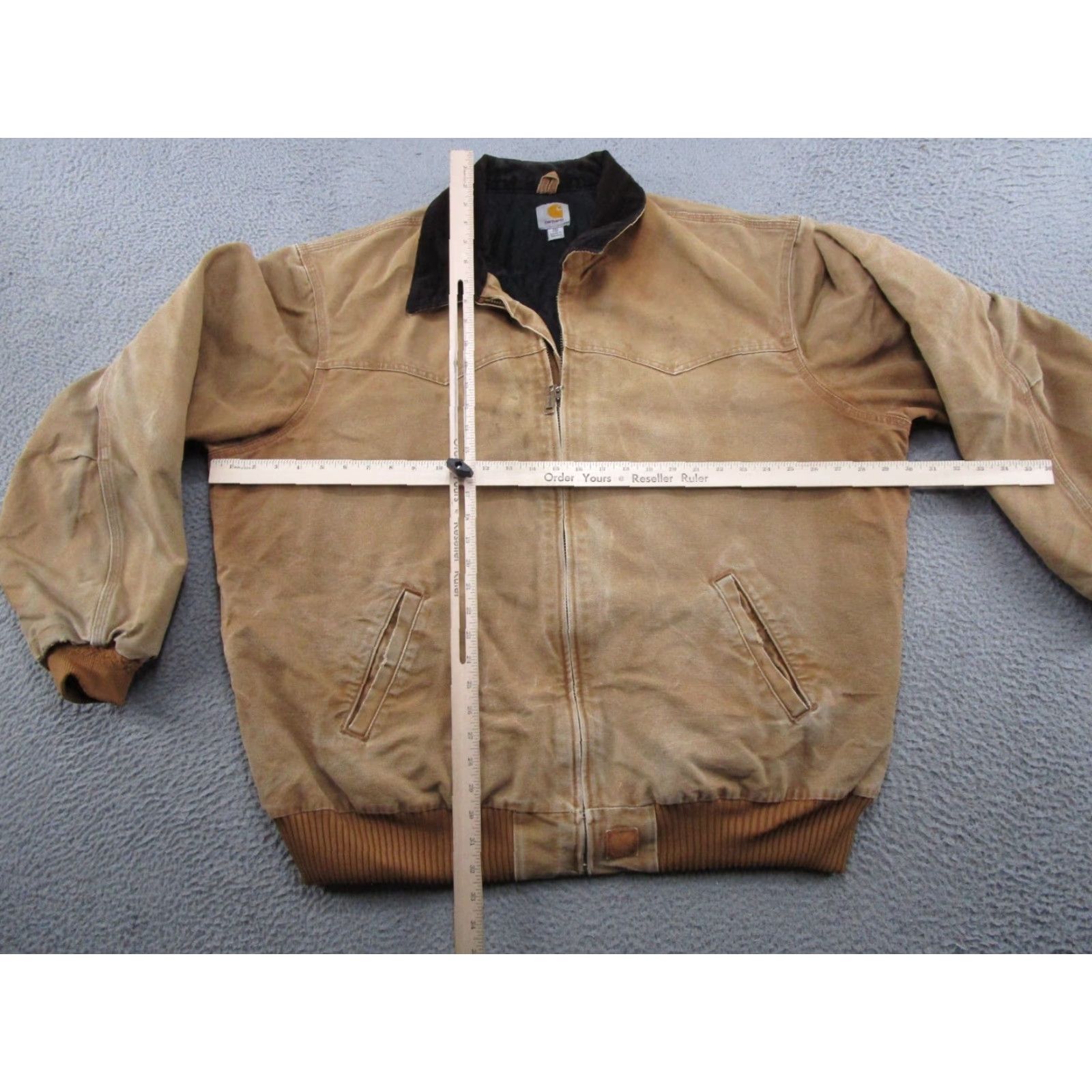 Carhartt VINTAGE Carhartt Jacket Workwear Santa Fe Bomber J14 3XLT Tall Brown Size US XXL / EU 58 / 5 - 6 Thumbnail