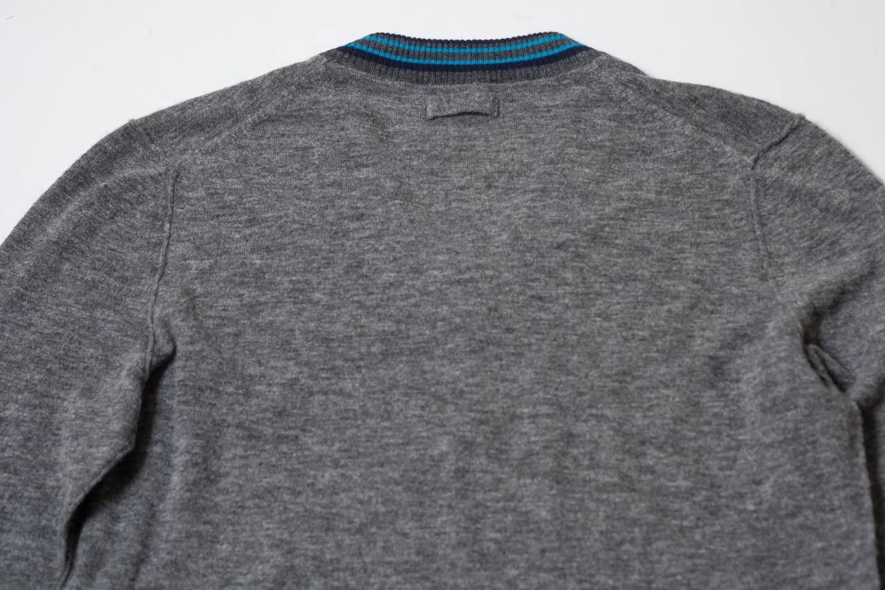 Dolce & Gabbana Dolce & Gabbana Wool Pullover Sweater V-Neck Size US XXL / EU 58 / 5 - 10 Thumbnail