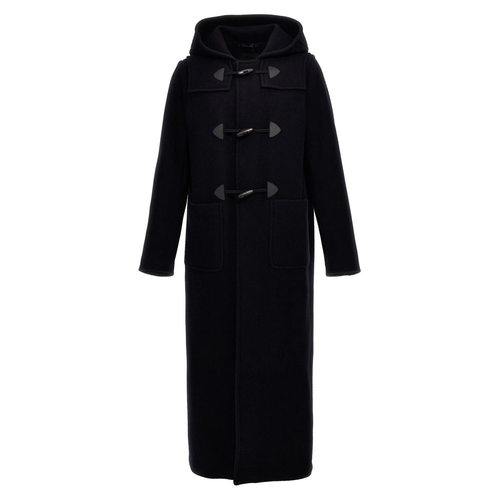 Prada PRADA Montgomery Long Blue Wool Coat New & Authentic (Men's Size US XL / EU 56 / 4 - 1 Thumbnail