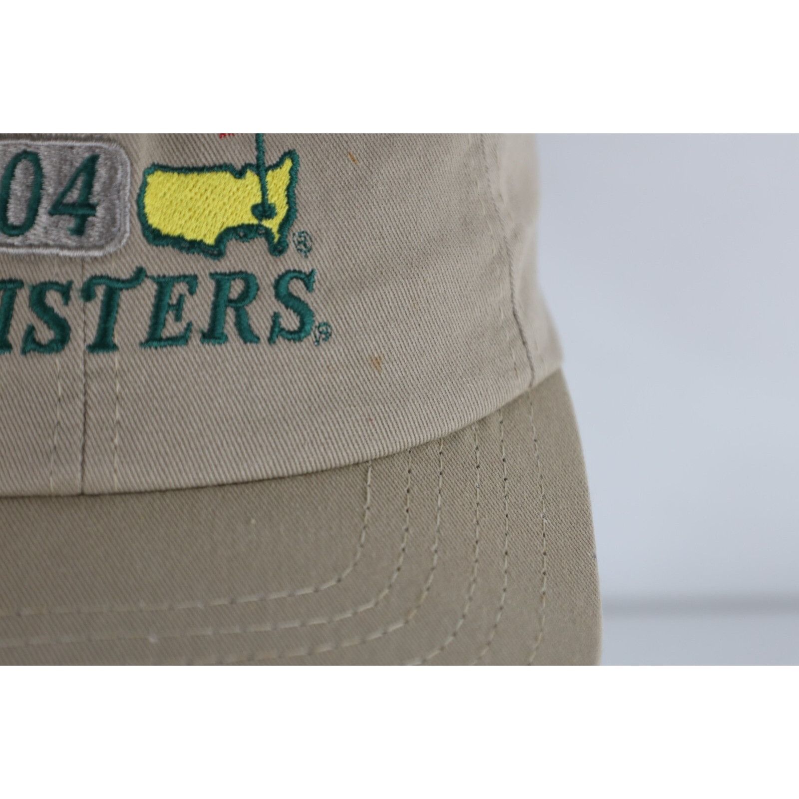 American Needle Vintage Y2K 2004 Spell Out The Masters Augusta Golf Hat Size ONE SIZE - 3 Thumbnail