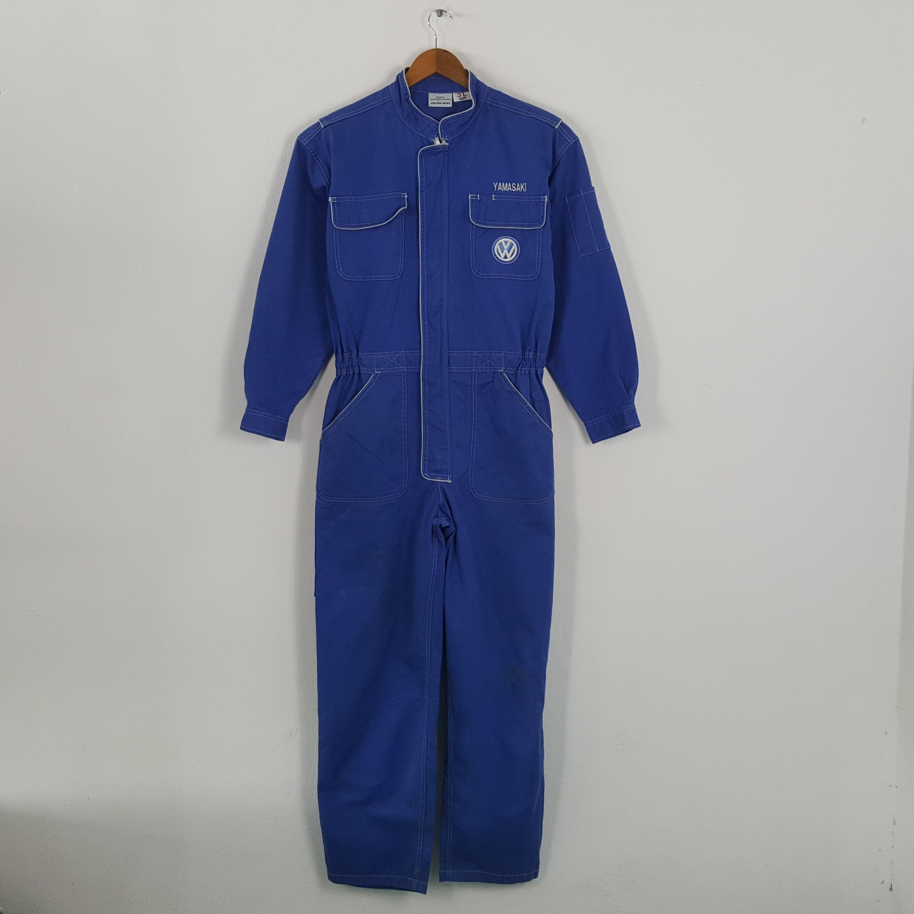 Japanese Brand × Vintage Vintage VOLKSWAGEN Motorsports Racing Team Coverall Jacket Size US L / EU 52-54 / 3 - 4 Thumbnail