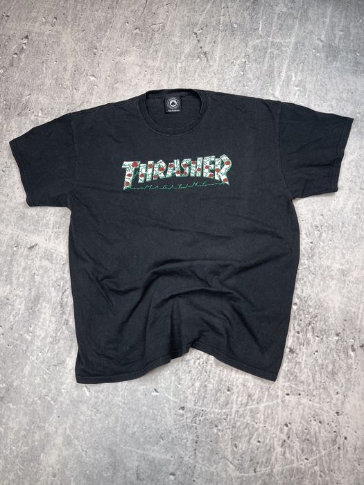 Thrasher rose outlet tee