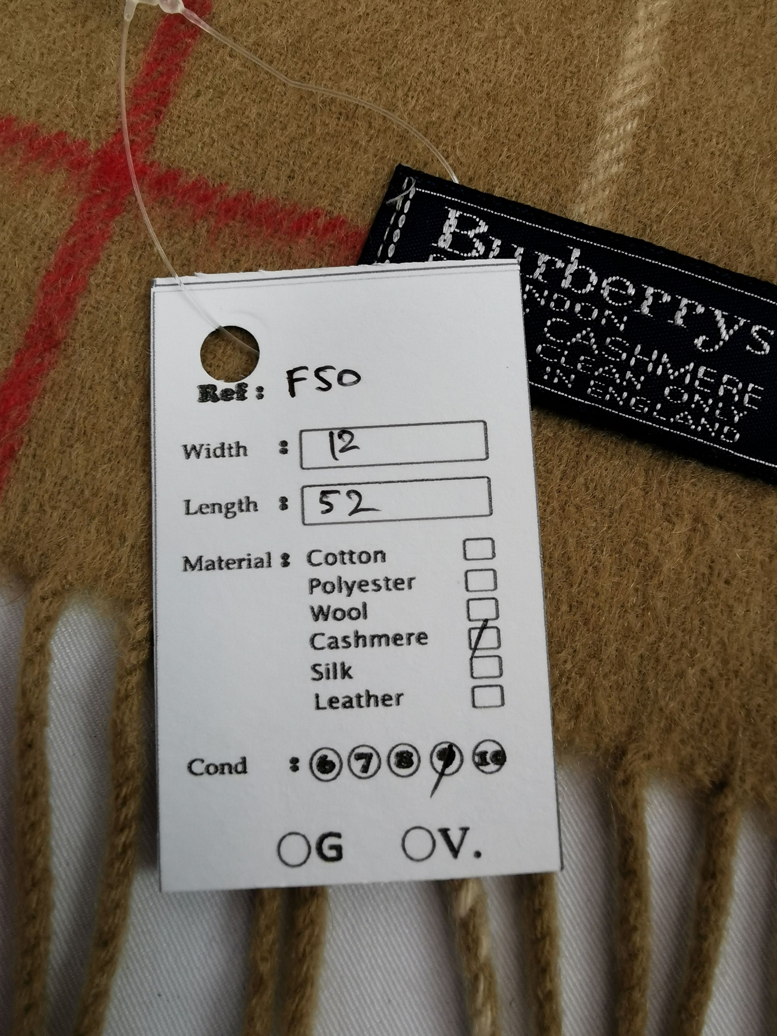 Burberry Burberry scarf muffler cashmere Size ONE SIZE - 5 Thumbnail