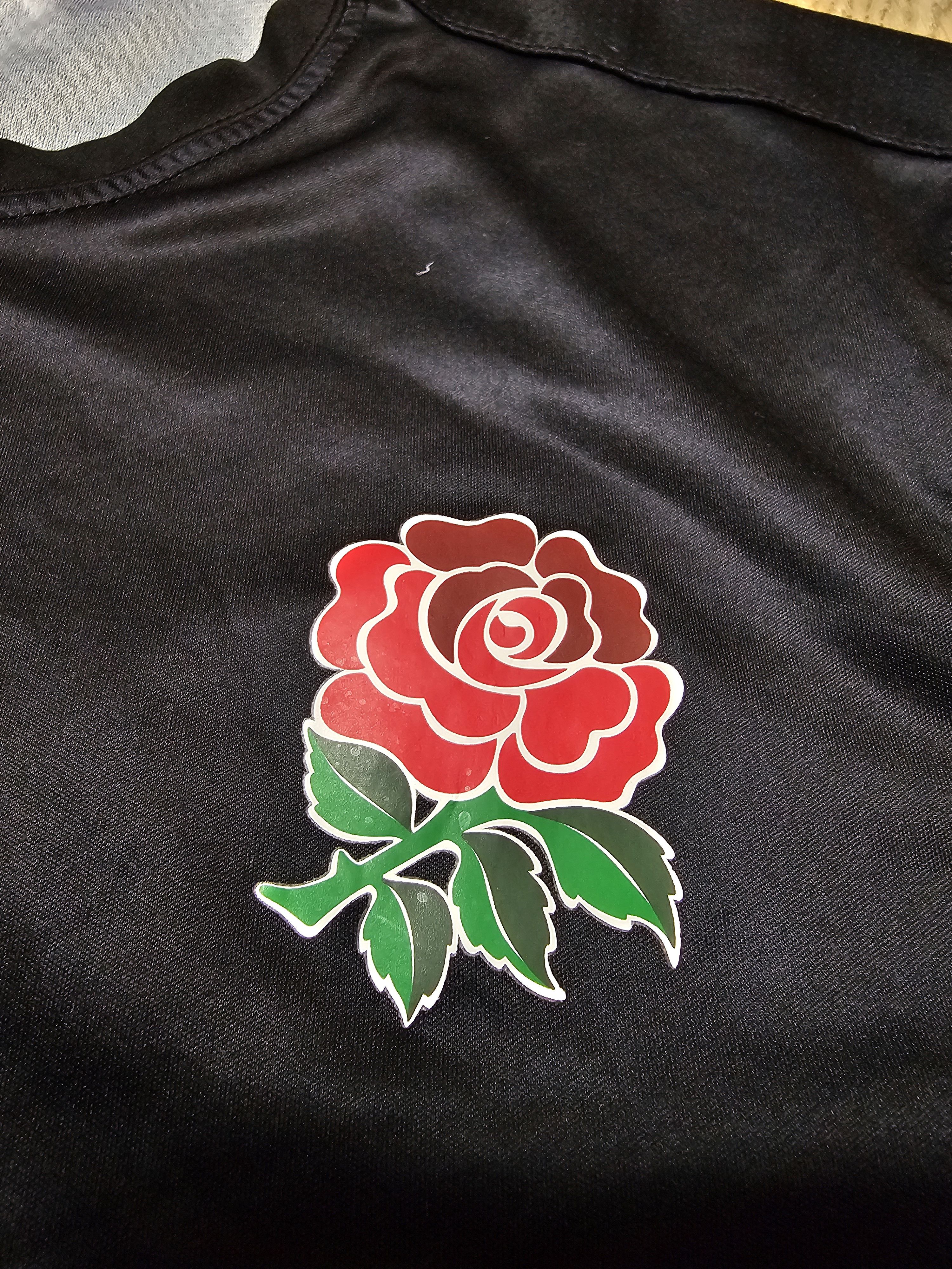 Canterbury of New Zealand ENGLAND RUGBY SHIRT RUGBY JERSEY RARE BLACK JERSEY Size US M / EU 48-50 / 2 - 4 Thumbnail
