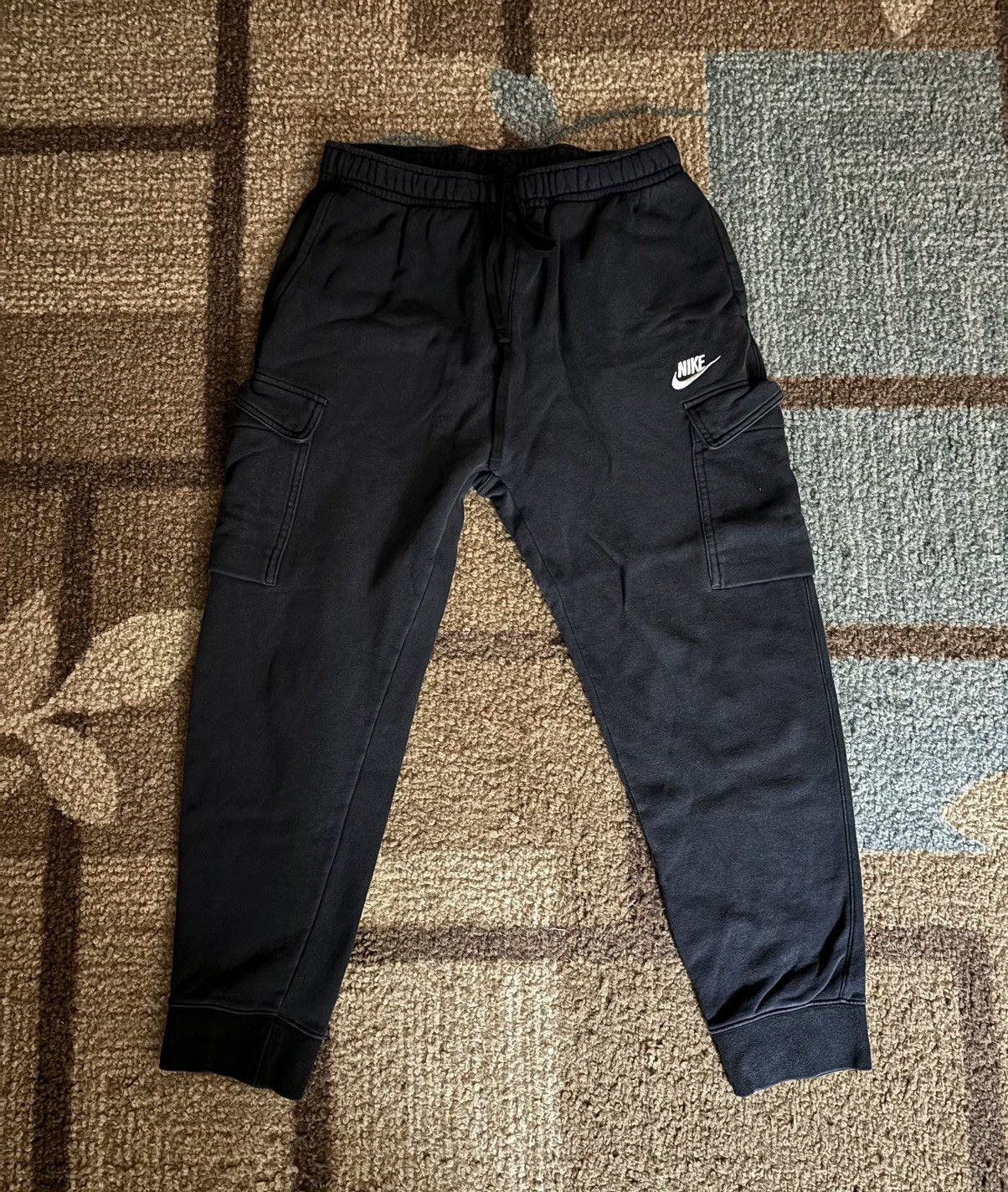 Nike Nike Black Cargo Sweatpants Size US 32 / EU 48 - 1 Thumbnail