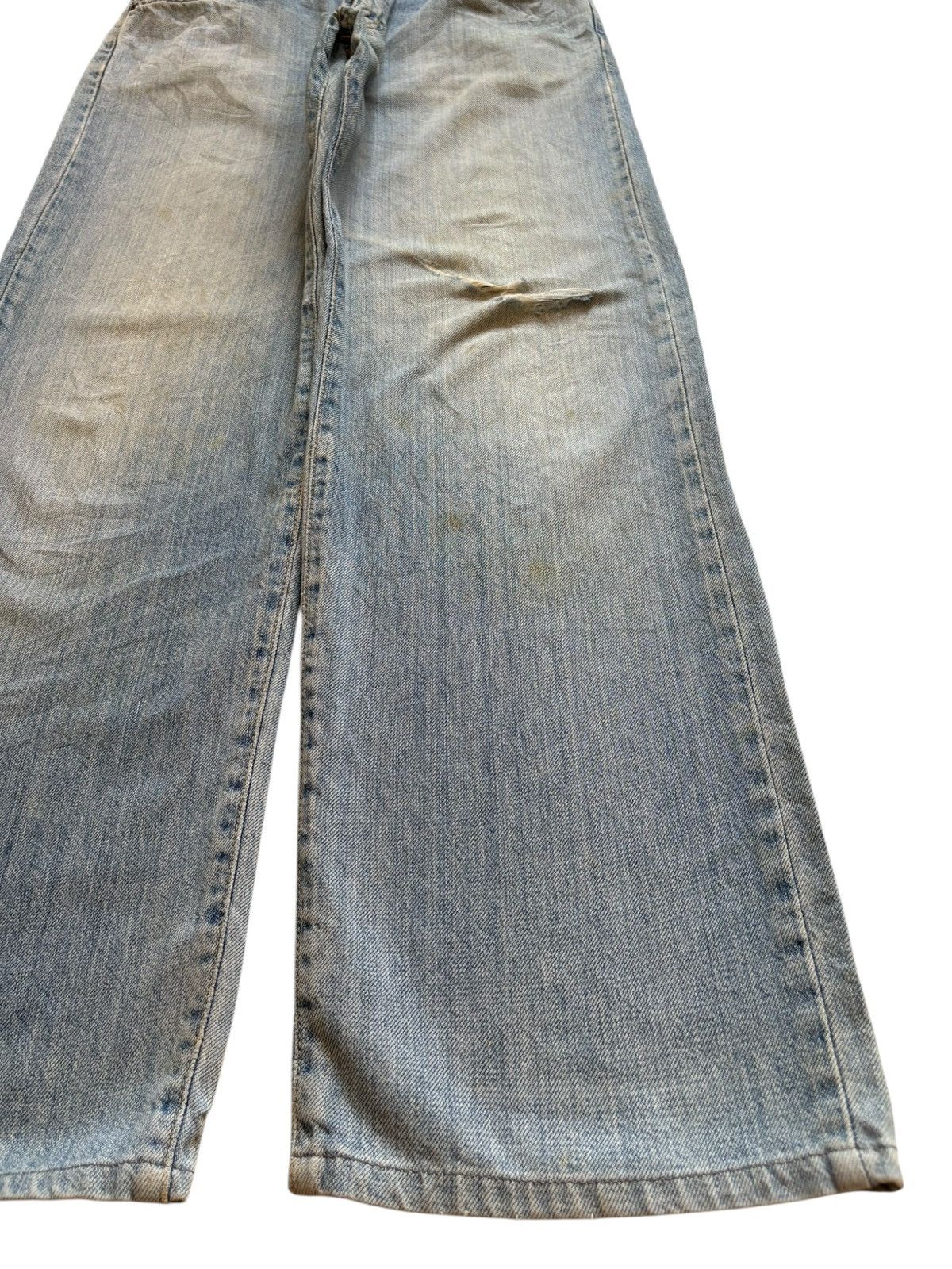 Edwin Vintage Edwin Mud Wash Distressed Baggy Jeans Size US 31 - 7 Thumbnail