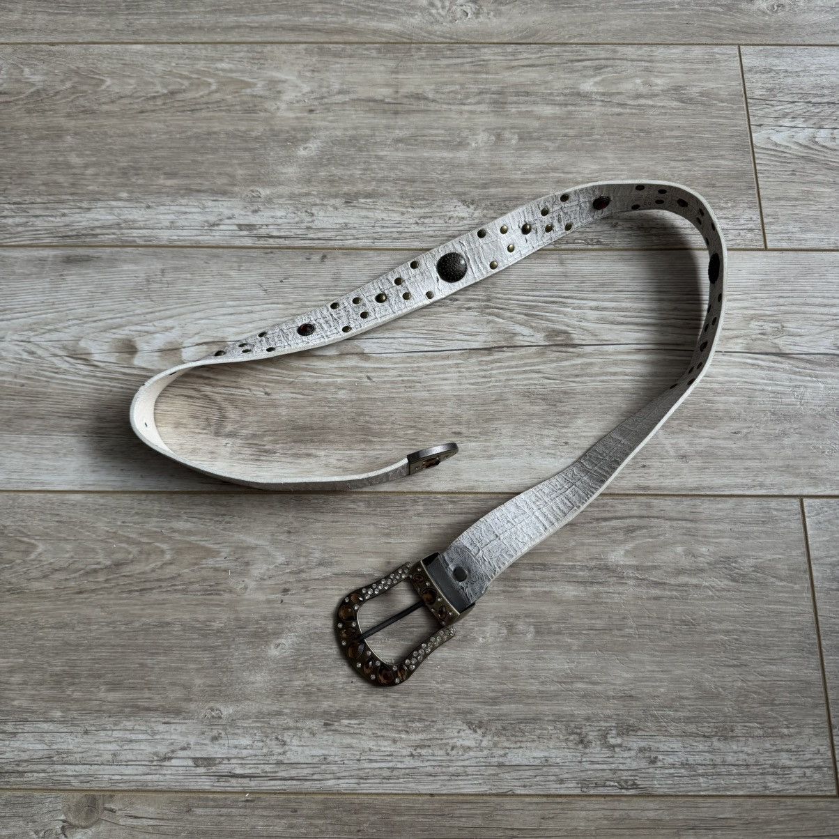 Designer × Hysteric Glamour Purple Y2K belt horse style | Grailed