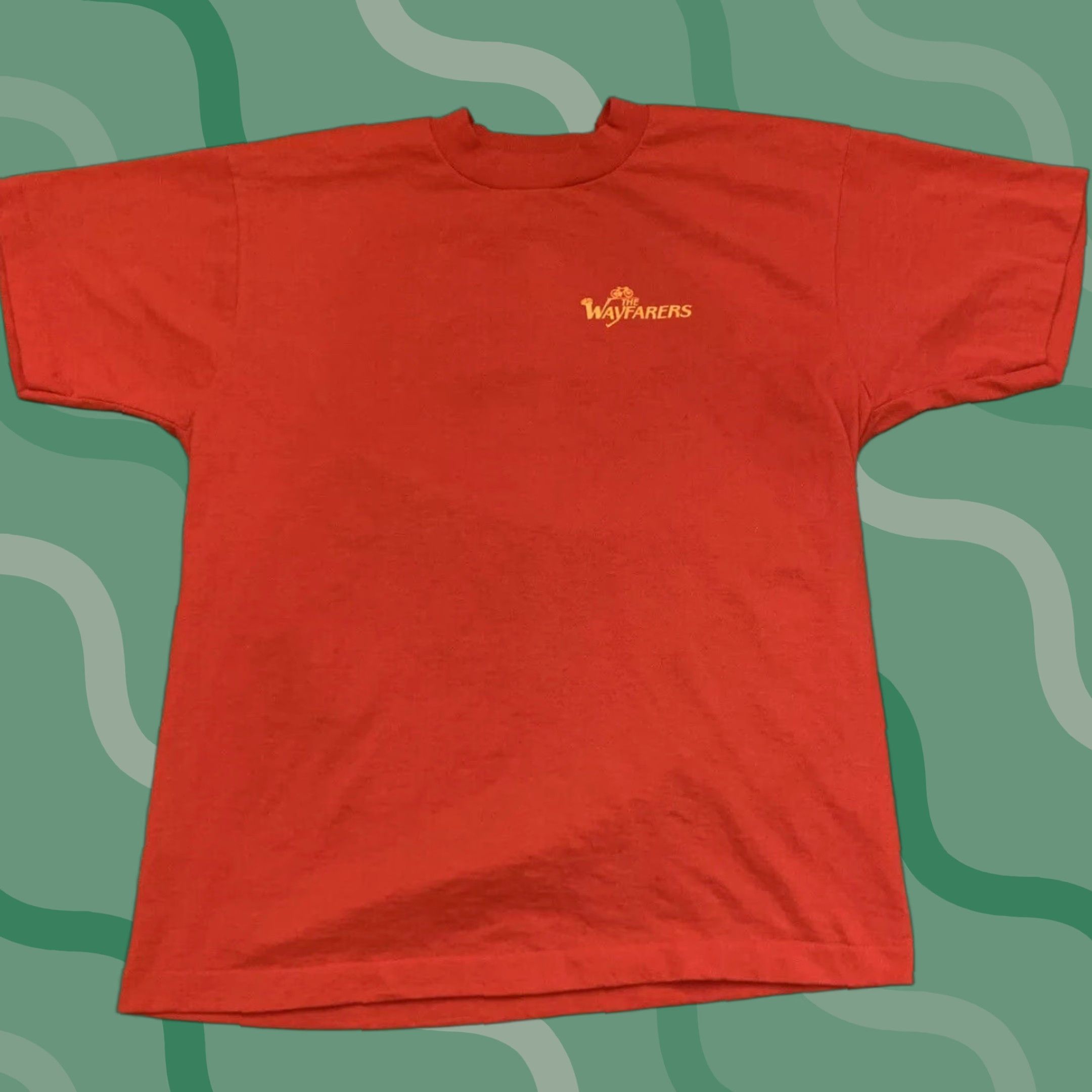 Penn VINTAGE Penn Central Bicycle Tour 1994 Wayfarers T Shirt Sz L Red Adults Mens Single Stitch Shirt 90s Size US L / EU 52-54 / 3 - 1 Thumbnail