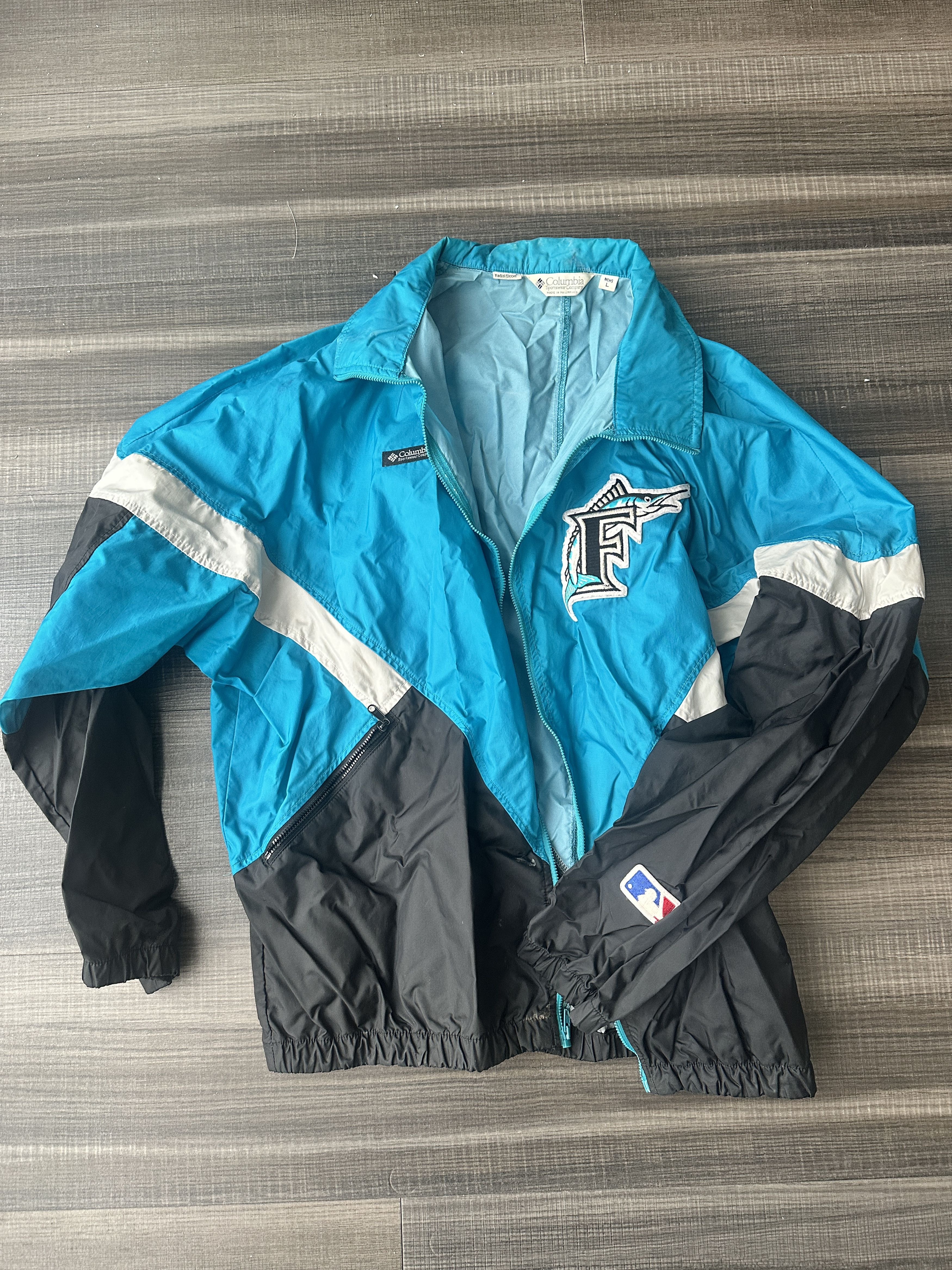 Columbia Florida Marlins Columbia Light Jacket Size US L / EU 52-54 / 3 - 1 Thumbnail