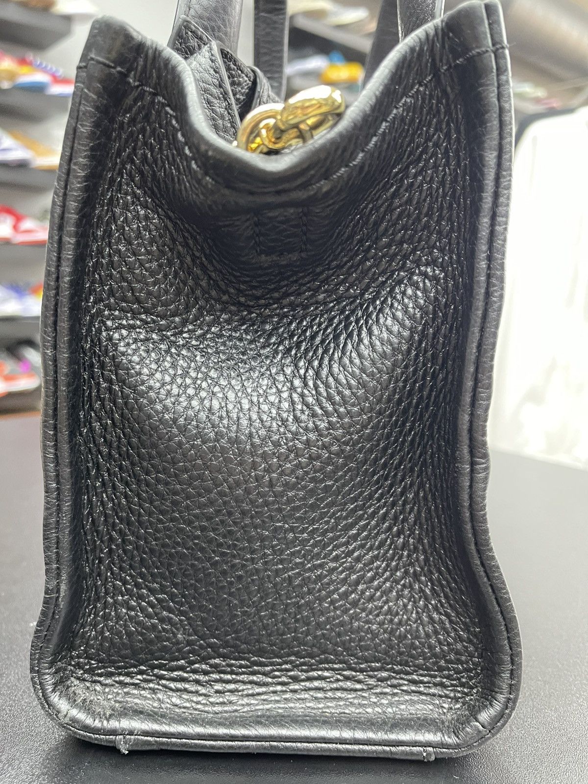 Marc Jacobs Marc Jacobs The Small Leather Tote Bag Black Size ONE SIZE - 6 Thumbnail