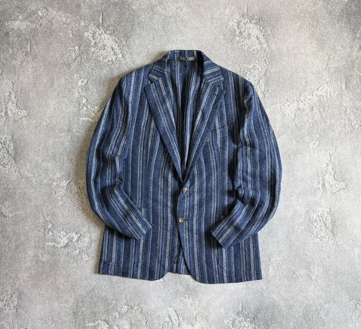 Eleventy Eleventy 52size blazer jacket button up linen blend light Size US L / EU 52-54 / 3 - 1 Thumbnail