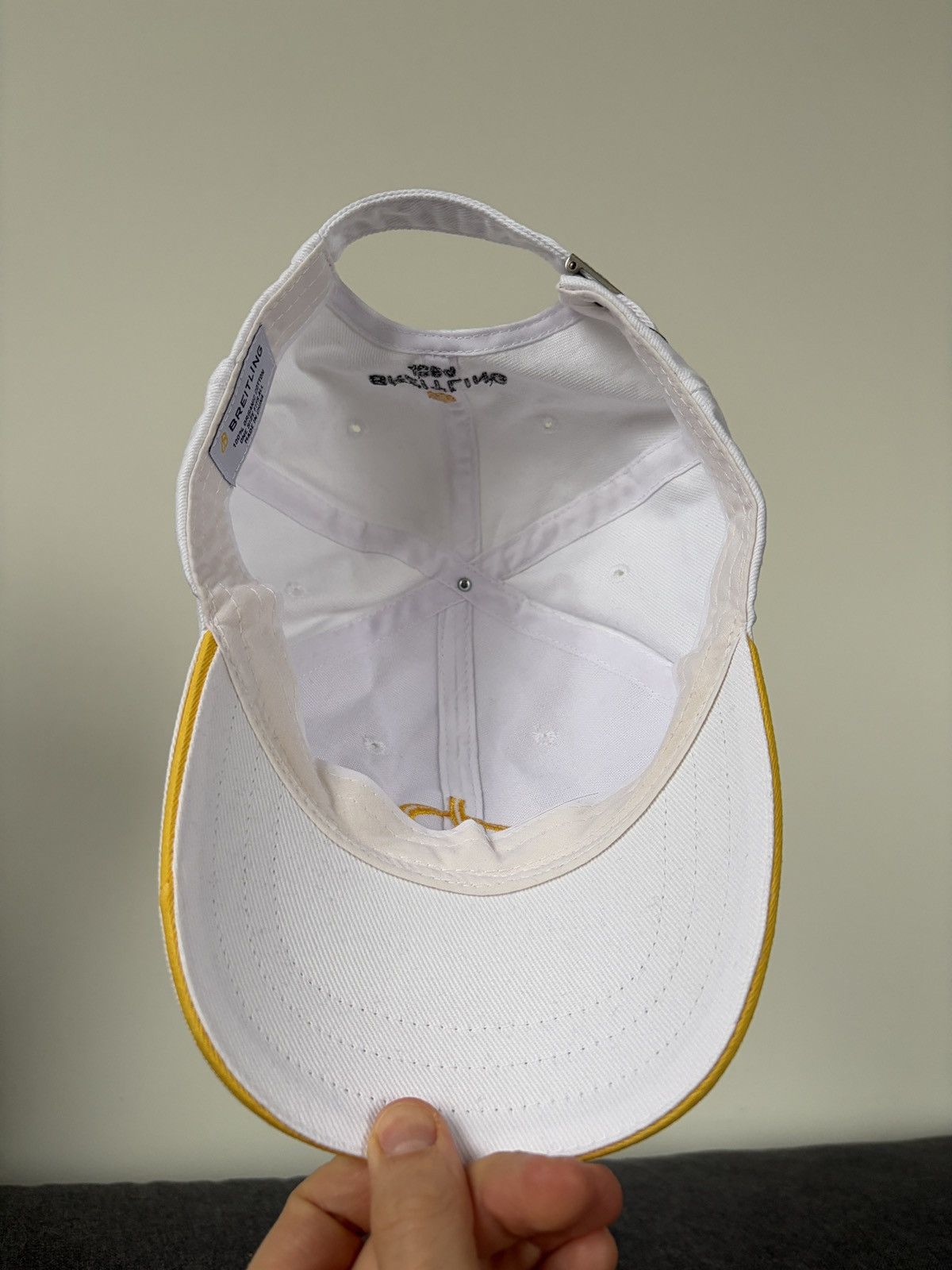 Breitling Breitling White Golden Logo Cap Size ONE SIZE - 8 Thumbnail
