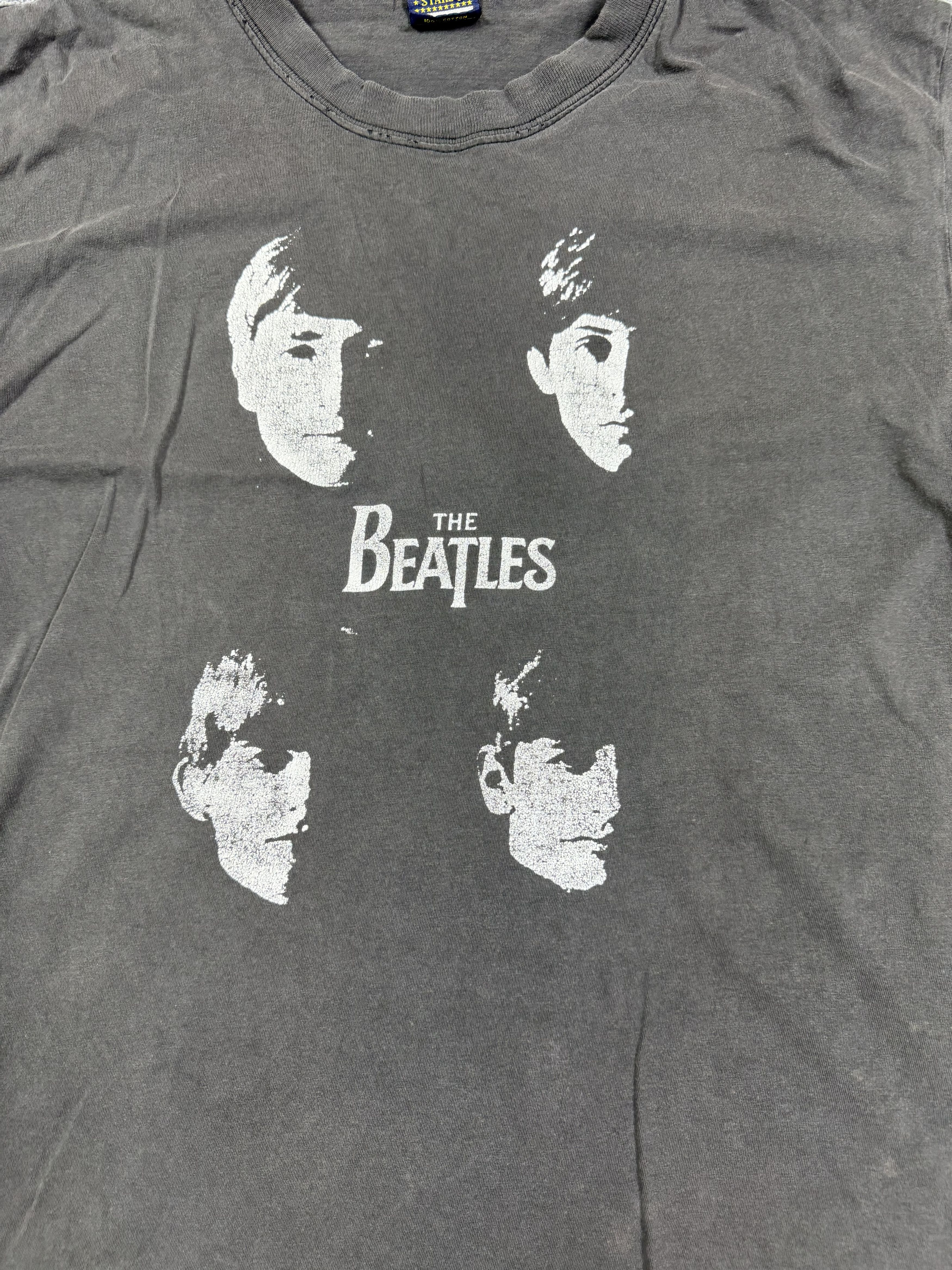Band Tees The Beatles Face Logo Faded VTG T-Shirt Tee 80s Size M Size US M / EU 48-50 / 2 - 4 Thumbnail