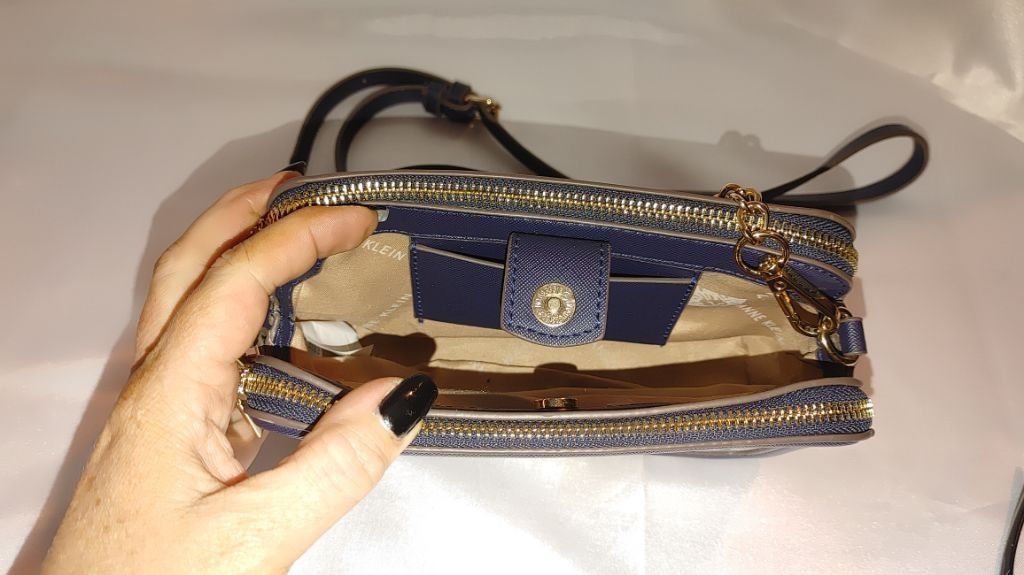 Anne Klein Anne Klein Double Zip Crossbody Size ONE SIZE - 7 Thumbnail
