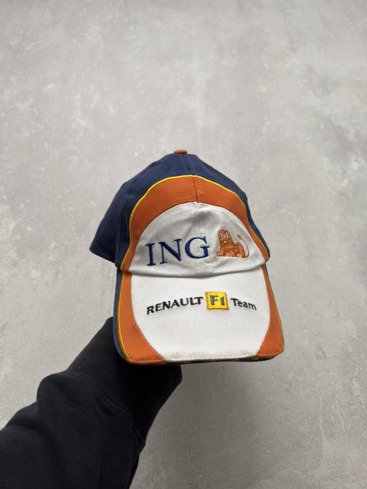 NASCAR Vintage ING Renault F1 Team Cap Racing Nascar Formula Uno Size ONE SIZE - 1 Thumbnail