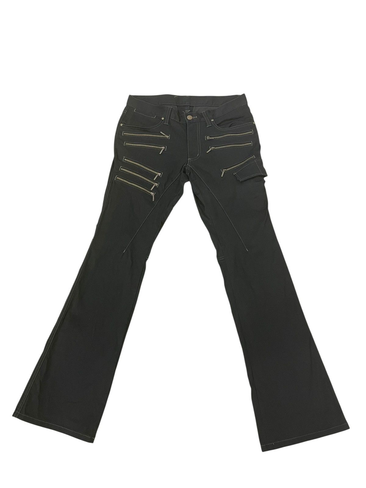 Tornado Mart Flare Pant Tornado Mart Goth Low Rise Stretch goa amiri 2🟦3 Size US 30 / EU 46 - 2 Thumbnail