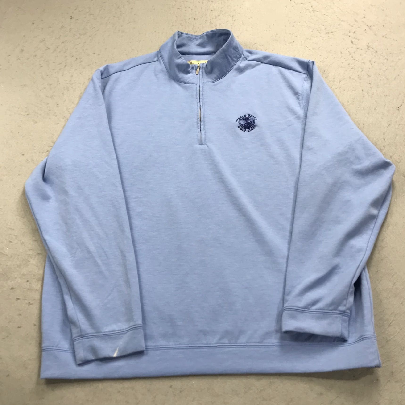 Vintage VINTAGE Donald Ross Pebble Beach Golf Jacket Mens XL Blue 1/4 Zip Pullover Size US XL / EU 56 / 4 - 2 Thumbnail