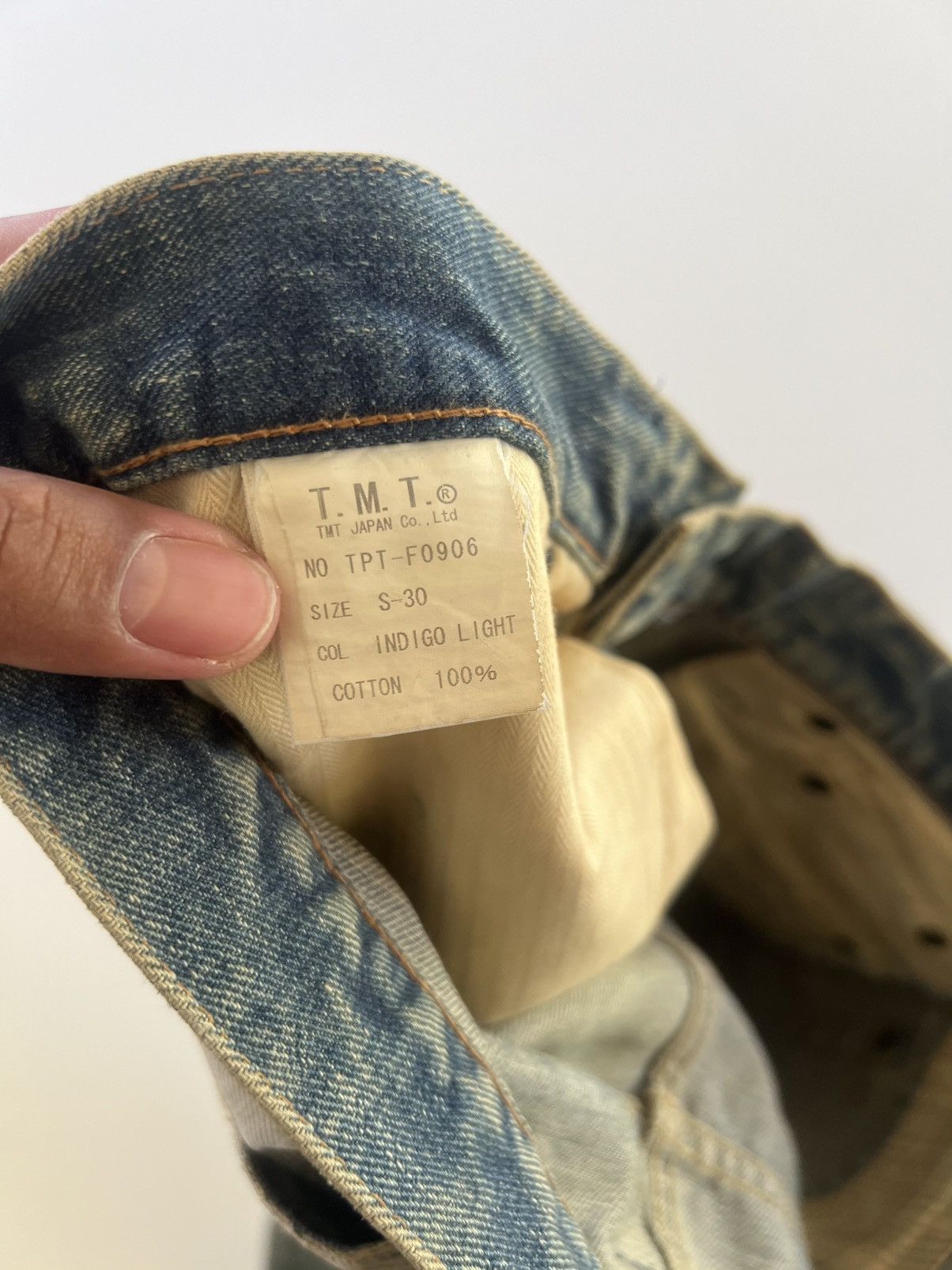 Vintage Vintage TMT Japan Holiday Distress Patchwork Denim Jeans Size US 32 / EU 48 - 9 Thumbnail