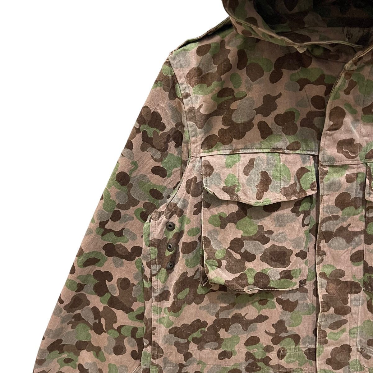 Vintage Vintage 70s USSR Camouflage Army Military Parka Jacket Size US L / EU 52-54 / 3 - 5 Thumbnail
