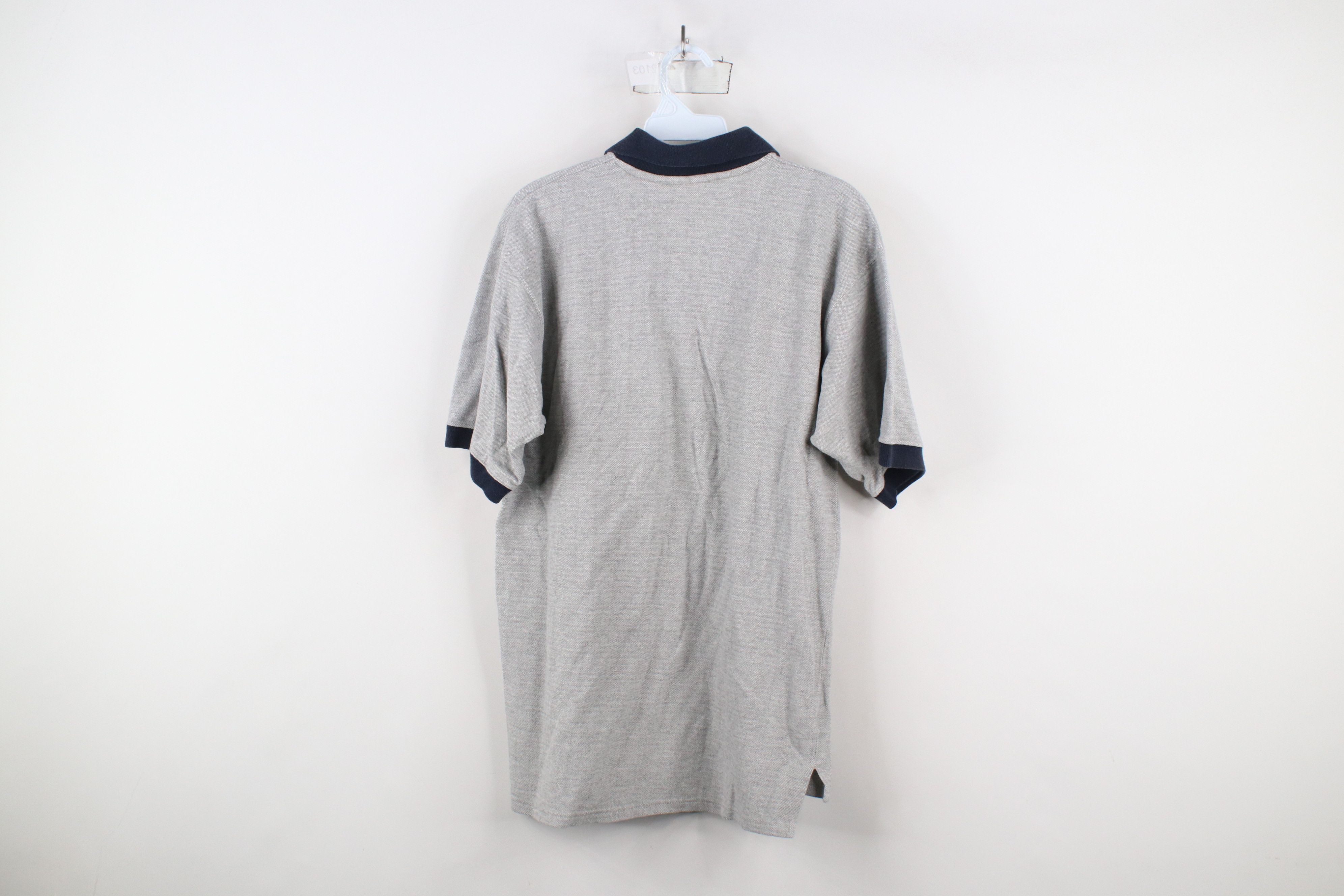 Vintage Vintage 90s Detroit Tigers Baseball Collared Polo Shirt Gray Size US M / EU 48-50 / 2 - 10 Thumbnail