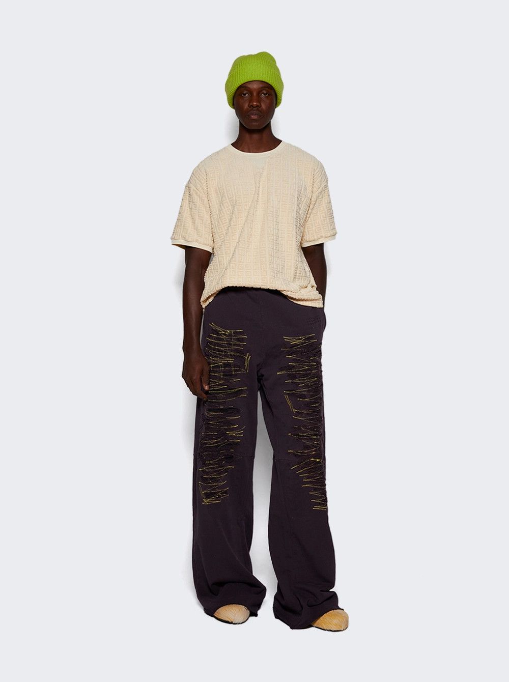 Givenchy o1w1db10325 Standard Short Sleeve Base in Ivory Size US L / EU 52-54 / 3 - 2 Thumbnail