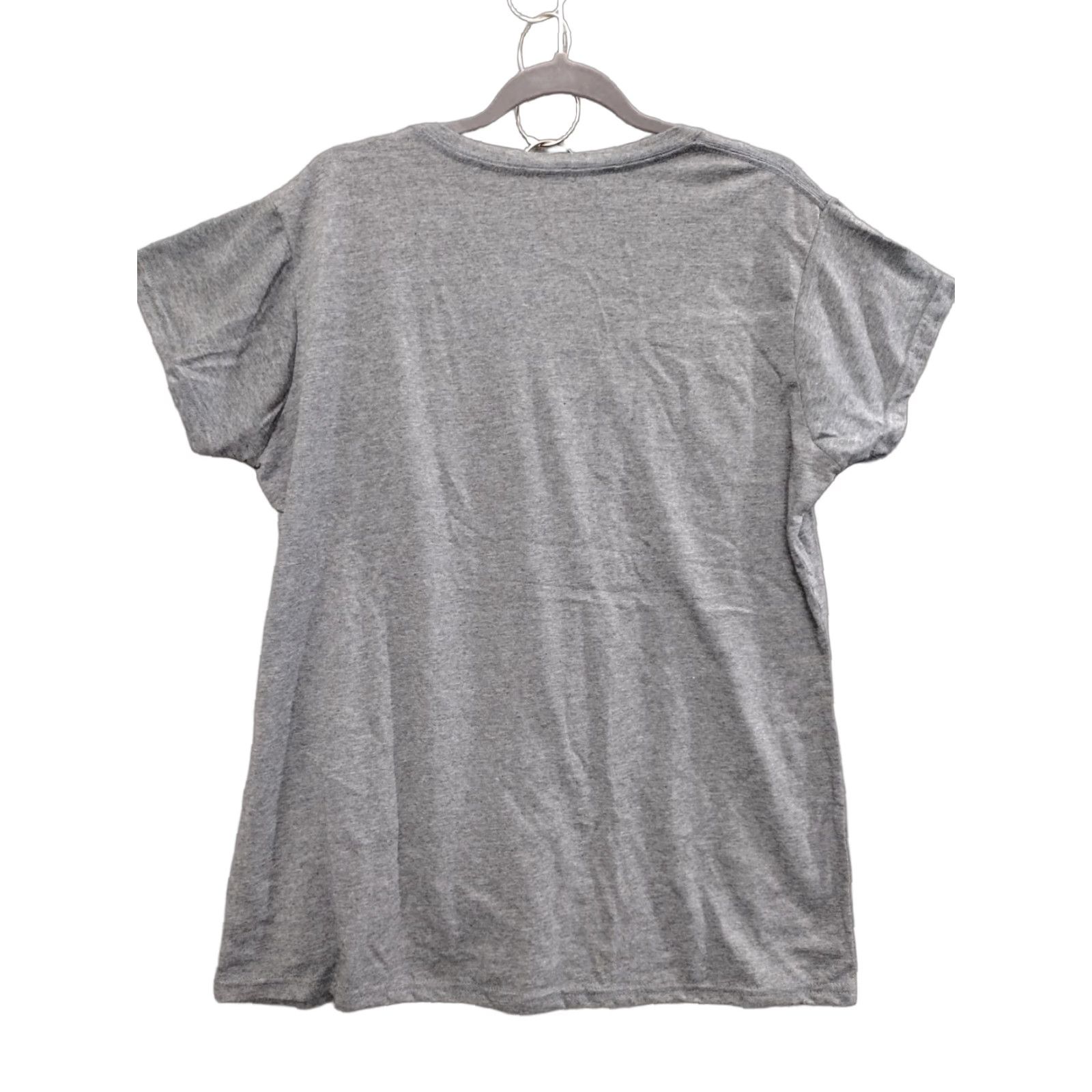 Gildan Gildan Women's V-Neck T-Shirt SoftStyle Fit 3XL Gray Ladies Tee Shirt Cap Sleeve Short Sleeve Size XXL / US 16-18 / IT 52-54 - 1 Thumbnail
