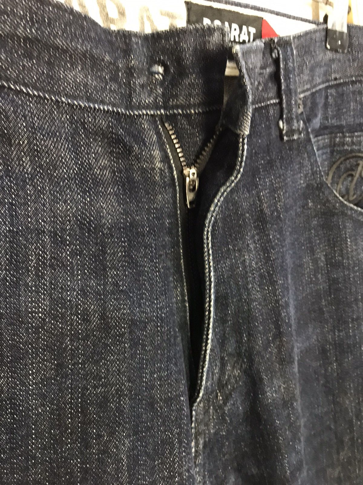 Japanese Brand Hype Doarat Babylon Dark Indigo Denim Jean Pants Printed Size US 32 / EU 48 - 5 Thumbnail