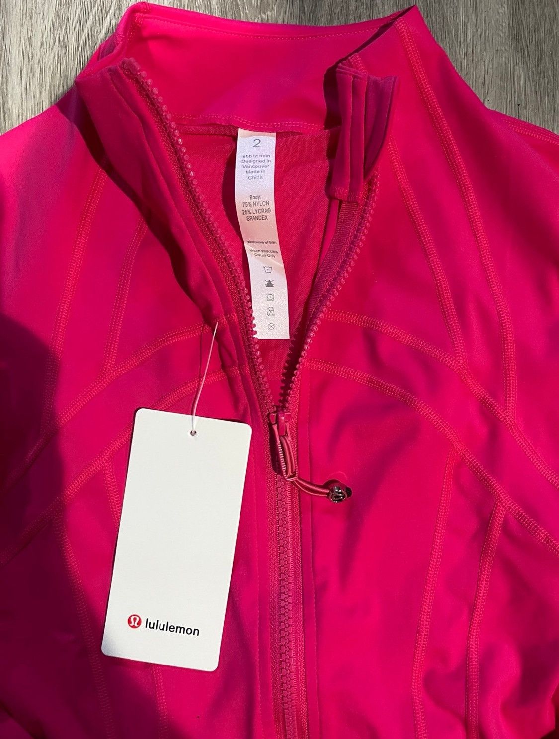 Lululemon Pink lululeom define jacket Size XS / US 0-2 / IT 36-38 - 3 Thumbnail