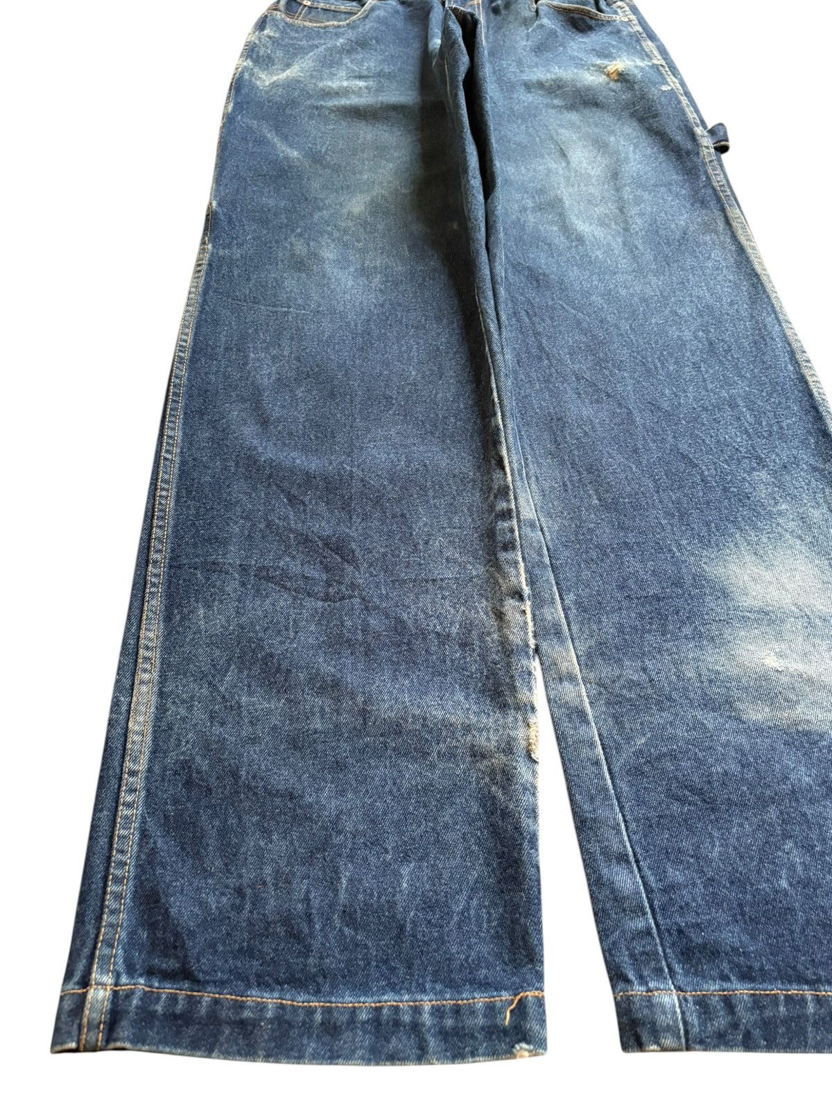 Phat Farm Vintage Phat Farm Carpenter Blue Wash Baggy Jeans Size US 32 / EU 48 - 6 Thumbnail