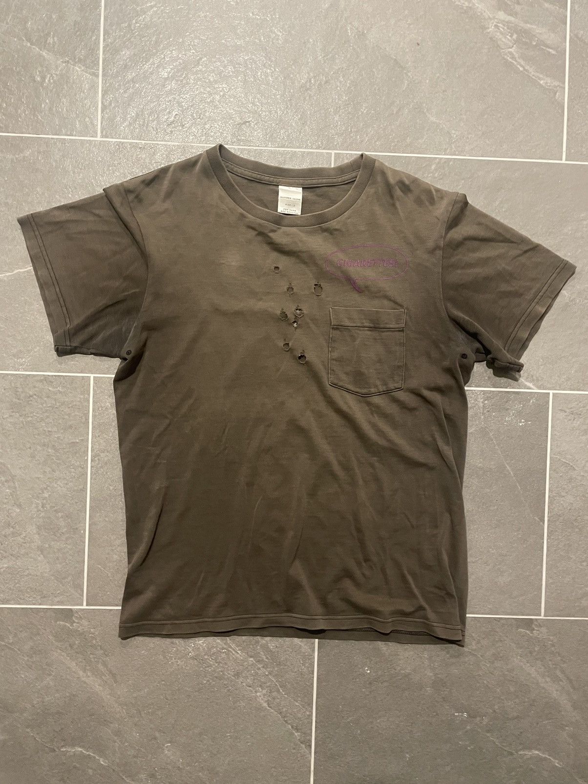 image of Number N Ine Number (N)Ine S/s01 Cigarettes Tee in Brown, Men's (Size Medium)