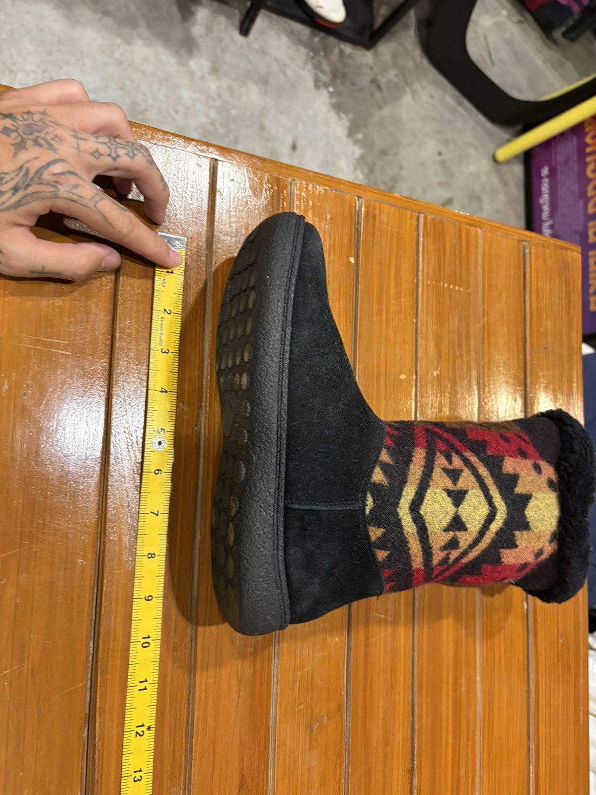 Pendleton Pendleton Navajo Pattern Shearling-Lined Boots Size US 7 / IT 37 - 9 Thumbnail
