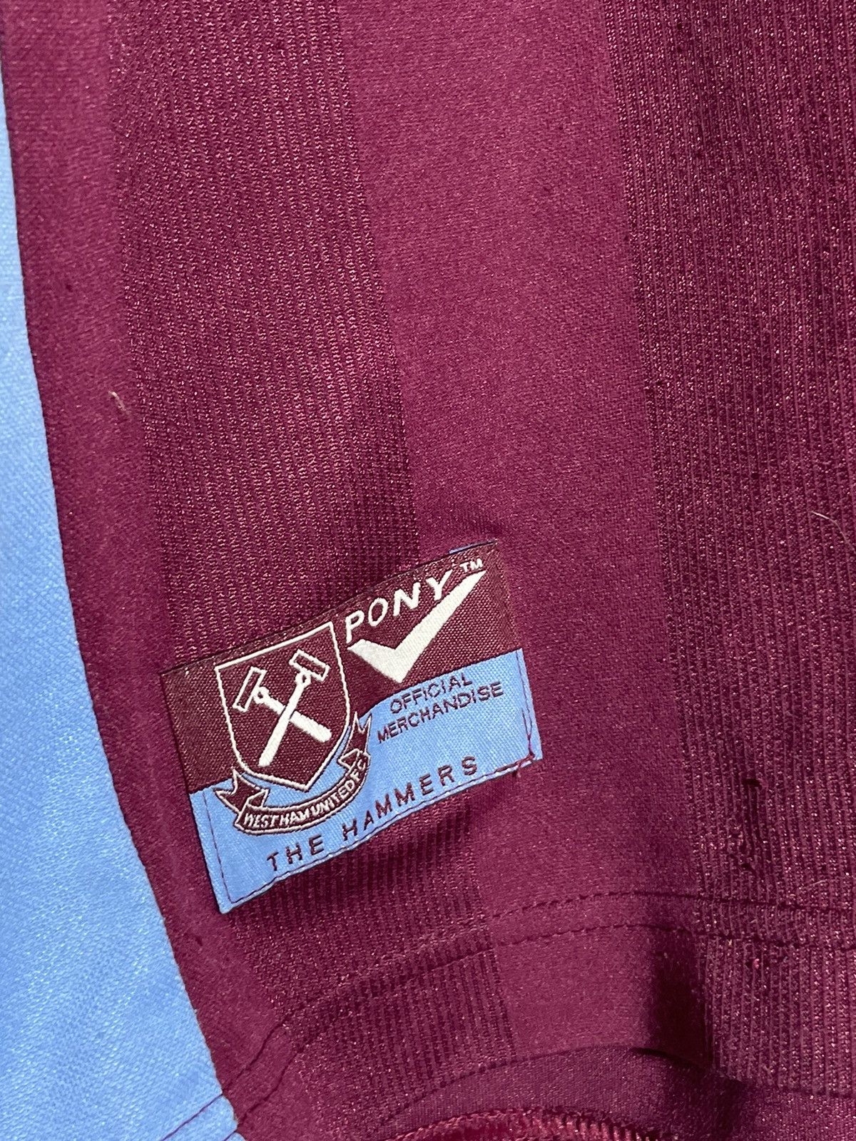 PONY × Vintage West Ham United Pony 1997/98 Vintage Football Shirt Size US L / EU 52-54 / 3 - 8 Thumbnail