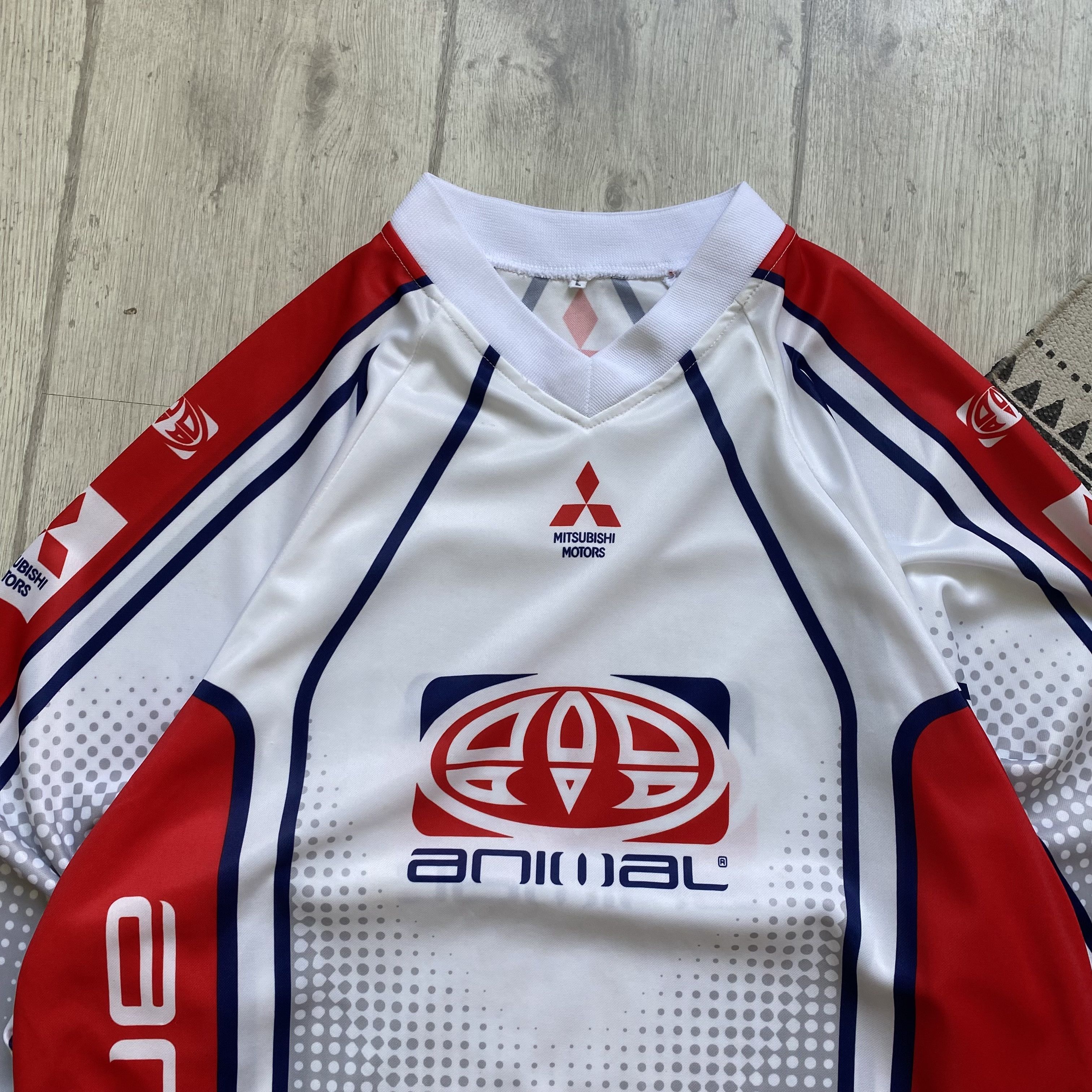 Alpinestars 🏎️ Motocross Vintage Mitsubishi Racing jersey longsleeve Size US L / EU 52-54 / 3 - 5 Thumbnail