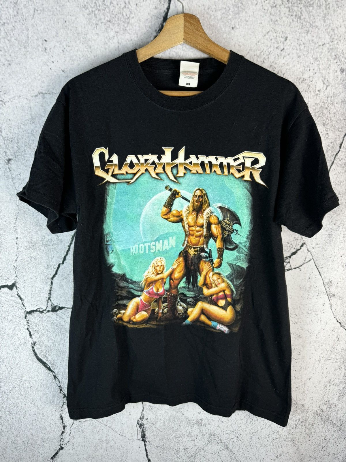 Band Tees GloryHammer the Hollywood hootsman Metal band tee y2k og Size US M / EU 48-50 / 2 - 1 Thumbnail