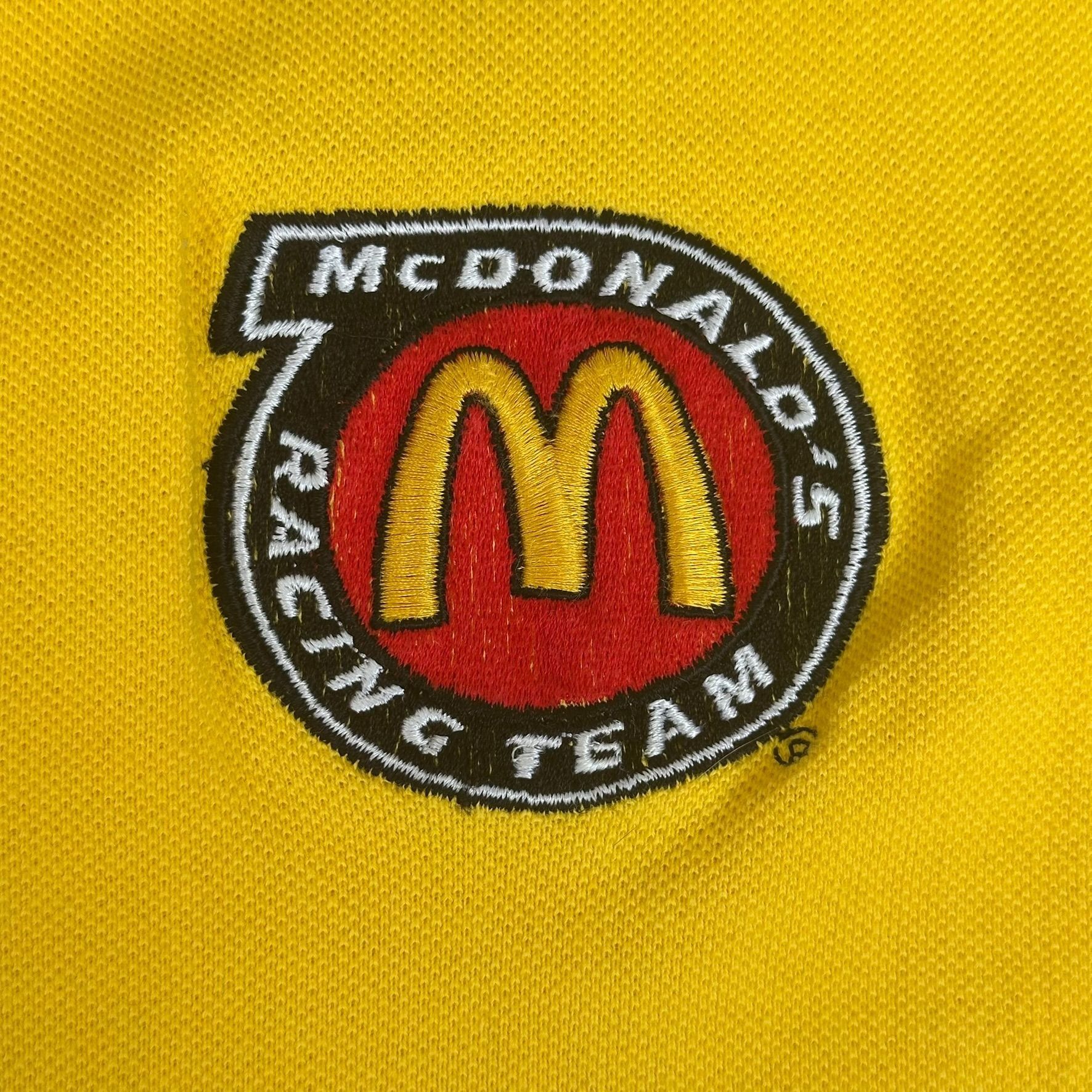 NASCAR Vintage 90s NASCAR McDonald's Racing Team Polo Shirt Bill El Size US XXL / EU 58 / 5 - 2 Thumbnail
