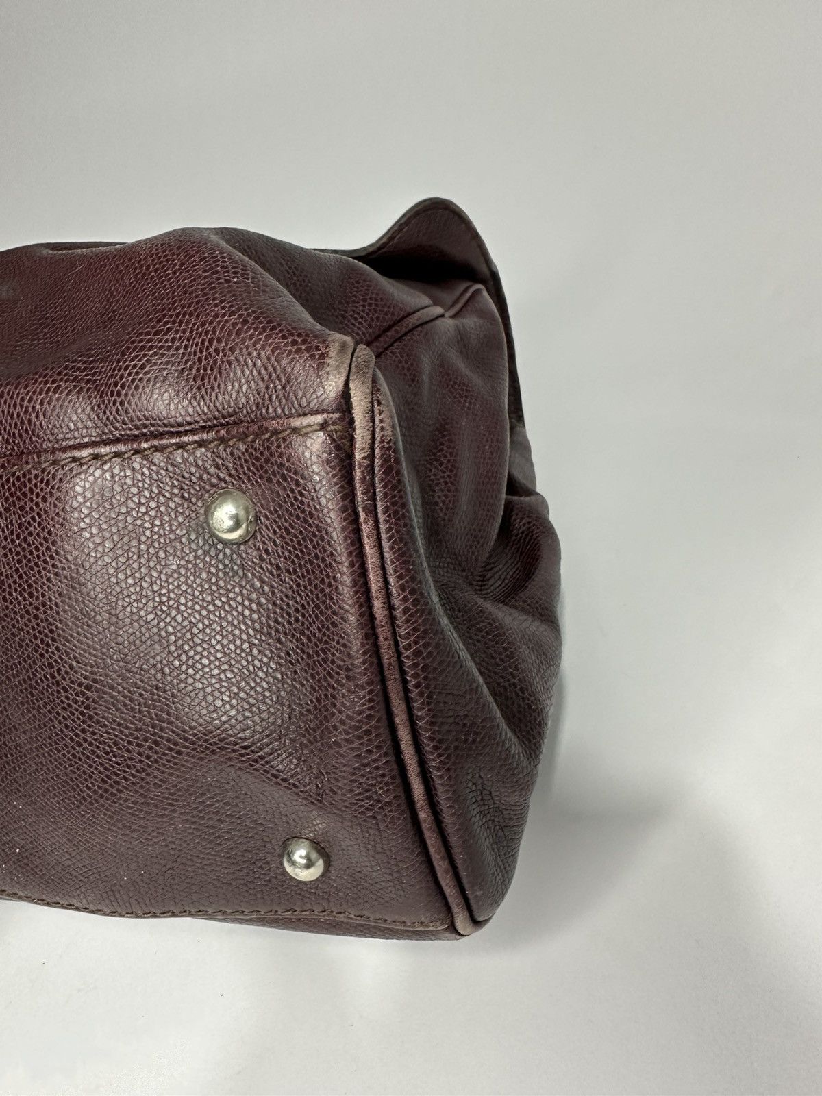 Jil Sander Vintage JIL SANDER Dark Burgundy Leather Handbag. Size ONE SIZE - 9 Thumbnail