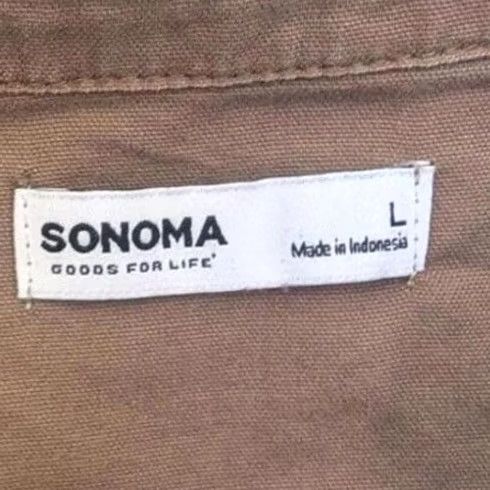 Vintage Womens Brown Utility Bomber Jacket Zip Snap Front Lightweight Minimalist L Size L / US 10 / IT 46 - 4 Thumbnail
