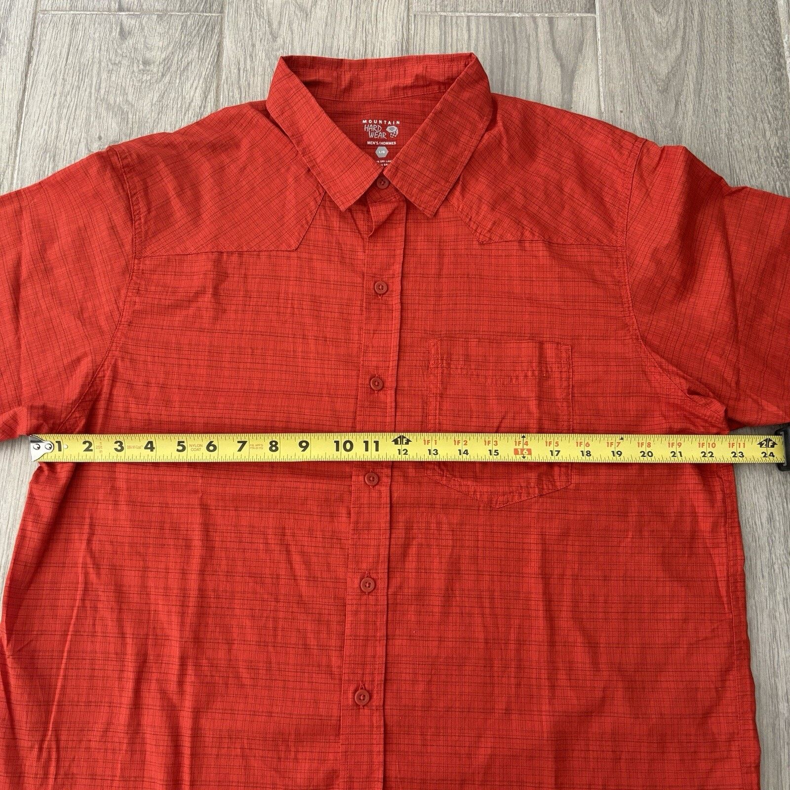 Mountain Hardwear Mountain Hardwear McLane Shirt Mens L Short Sleeve Orange Size US L / EU 52-54 / 3 - 9 Thumbnail