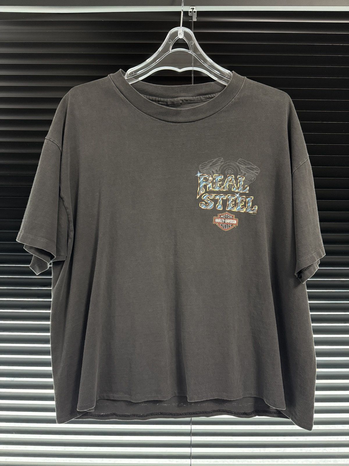 Vintage Vintage 90s Harley Davidson Real Steel Shirt Size US XL / EU 56 / 4 - 1 Thumbnail