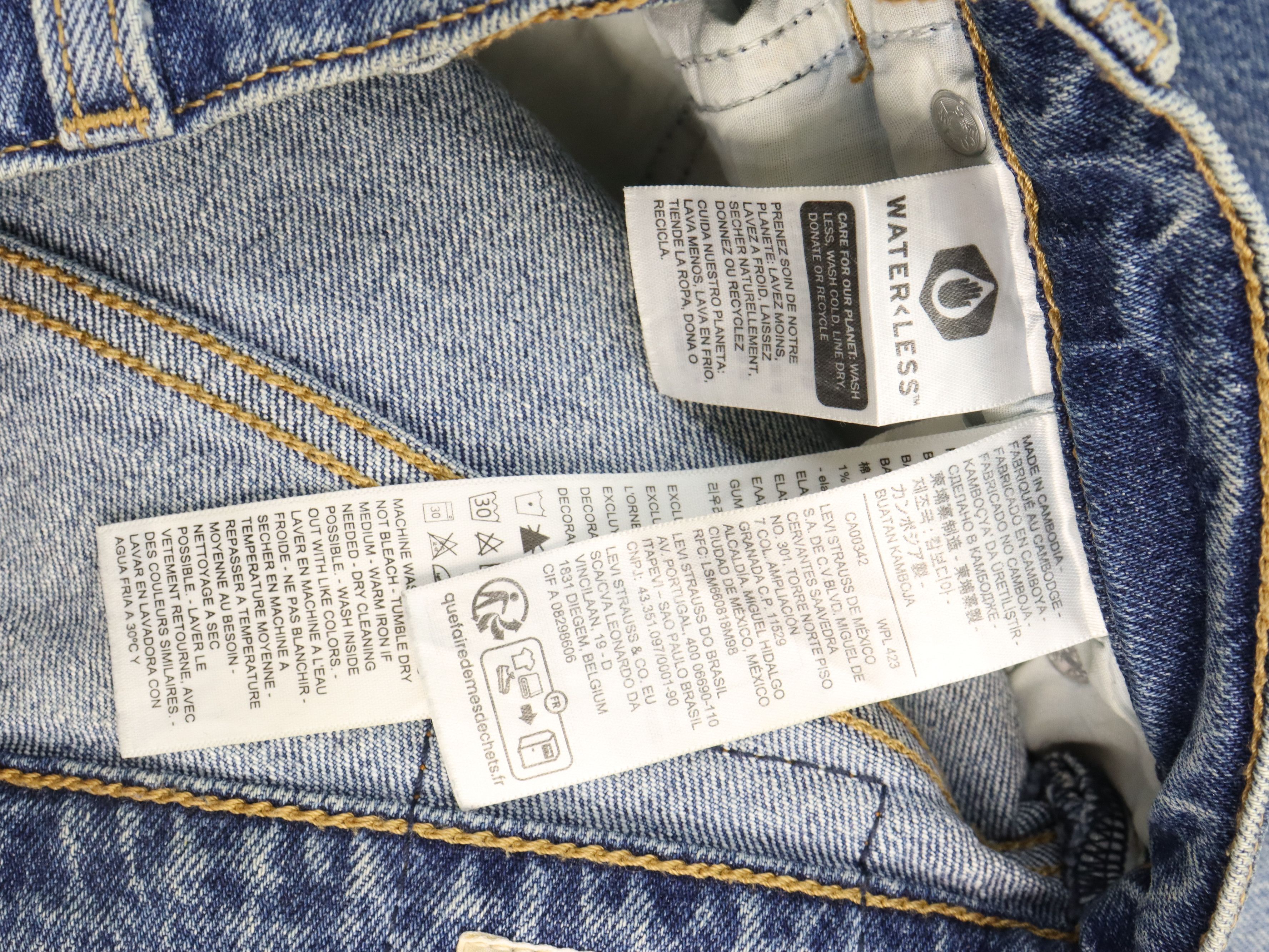Levi's Levis Big E 70's High Flare Denim Jeans Size US 28 / EU 44 - 19 Thumbnail