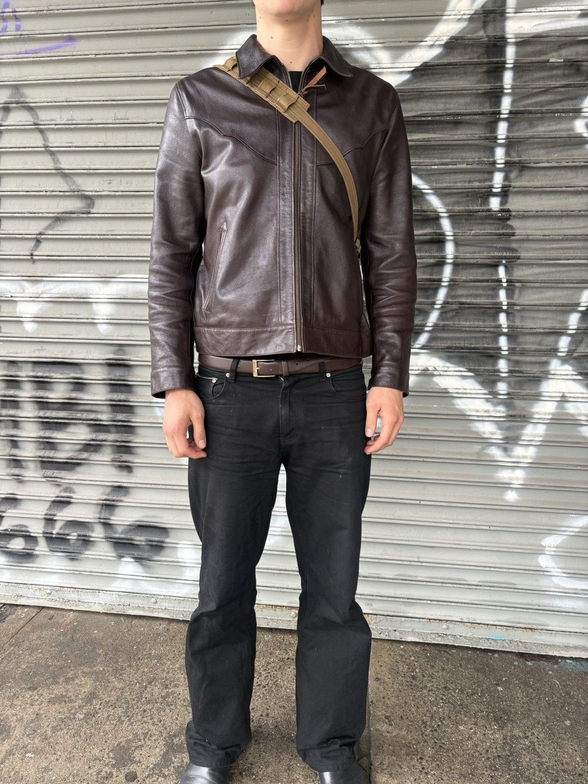 Nudie Jeans Nudie Jeans Joppe Western Leather Jacket Size US M / EU 48-50 / 2 - 1 Thumbnail