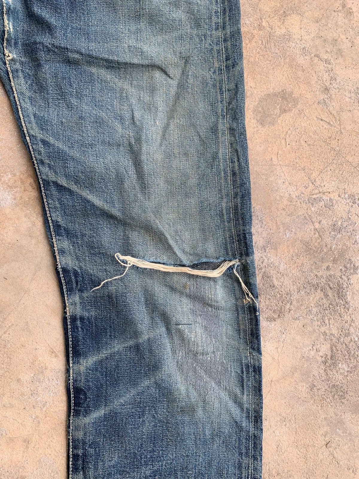 Japanese Brand × Vintage Vintage Go West Yellow divsion Selvedge distressed denim Size US 30 / EU 46 - 9 Thumbnail