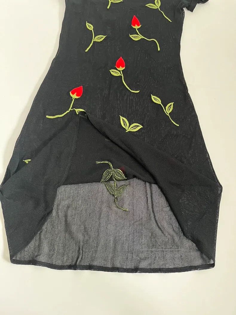 Vivienne Tam Vivienne Tam Embroidered Floral Tulle Dress Top Size S / US 4 / IT 40 - 6 Thumbnail