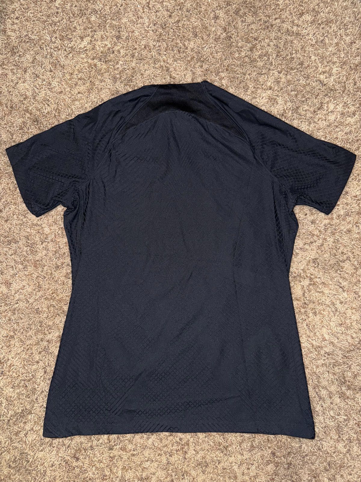 Nike Unreleased Nike Men’s Vaporknit Triple Black Short Sleeve 1/4 Zip Shirt Sample Size US L / EU 52-54 / 3 - 5 Thumbnail