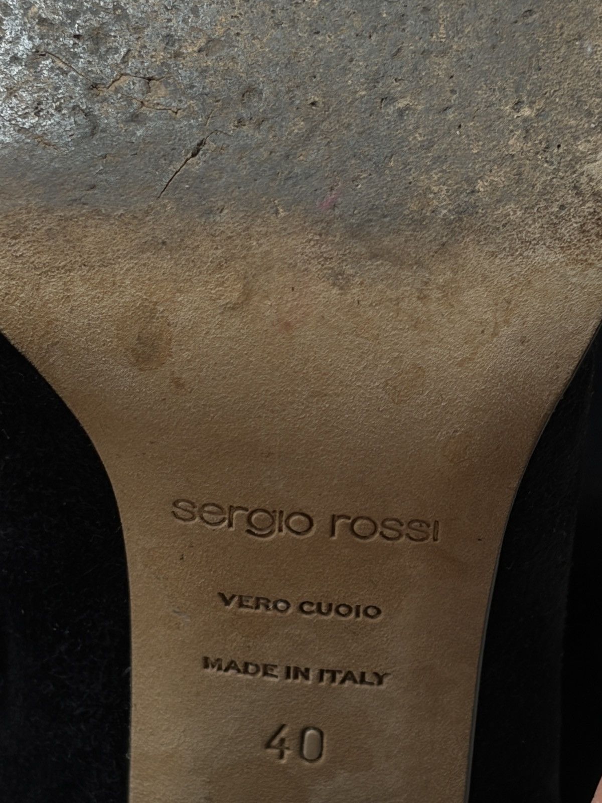 Sergio Rossi Sergio Rossi Knee High Boots Black Suede Size US 10 / IT 40 - 10 Thumbnail